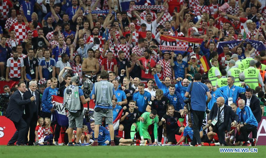 (SP)RUSSIA-MOSCOW-2018 WORLD CUP-SEMIFINAL-ENGLAND VS CROATIA