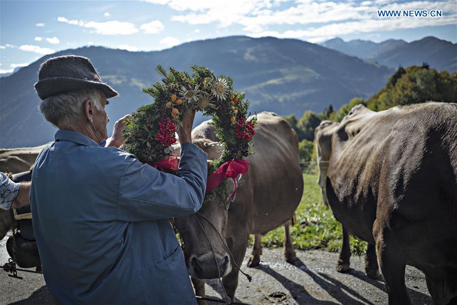 SWITZERLAND-SEEWIS-DESALPE-FESTIVAL