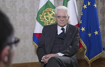 Interview: Italy-China partnership rests on solid foundations, says Italian president
