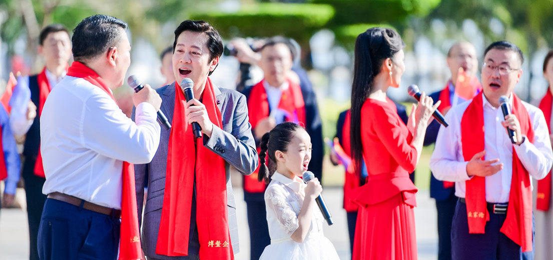 &ldquo;2019中國(guó)企業(yè)家博鰲論壇&rdquo;音樂紀(jì)錄片拍攝現(xiàn)場(chǎng)