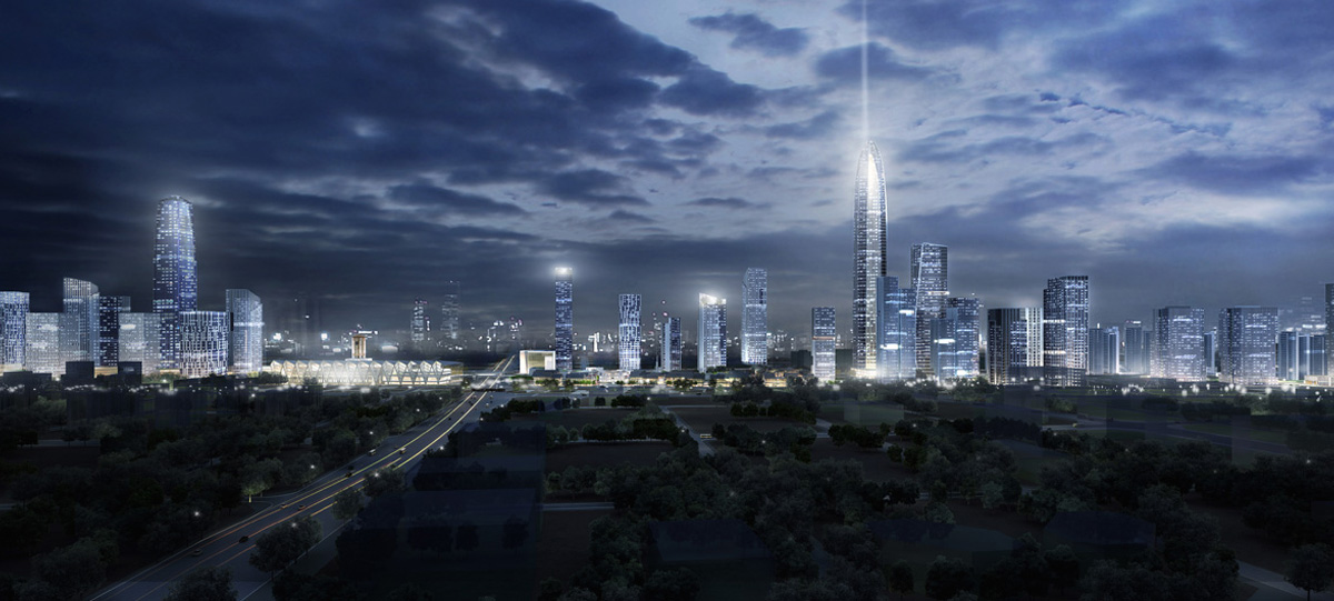 石家莊中央商務(wù)區(qū)的南區(qū)和北區(qū)，將分別以金融和智慧為核心進(jìn)行建設(shè)，帶動(dòng)產(chǎn)業(yè)經(jīng)濟(jì)集聚