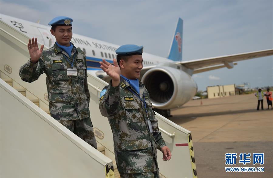 （國(guó)際）（2）中國(guó)駐南蘇丹維和步兵營(yíng)受傷戰(zhàn)士姚道祥、吳樂重返戰(zhàn)位