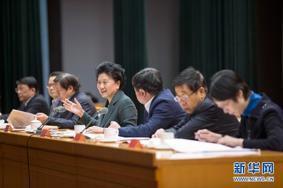 1月16日，中共中央政治局委員、國務(wù)院副總理劉延?xùn)|在北京出席&ldquo;加強(qiáng)和改進(jìn)新形勢下高校思想政治工作專題研討班&rdquo;開班式。 新華社記者崔新鈺 攝