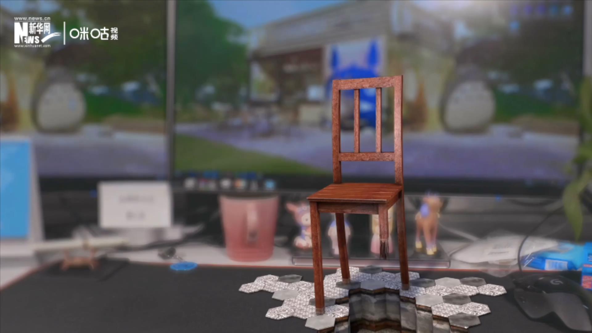 椅子重5噸，高達12米，椅背有兩層樓高