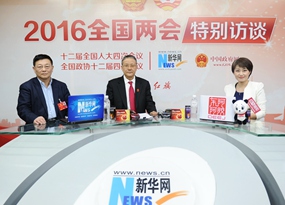 胡云騰、王建業(yè)做客新華網(wǎng)