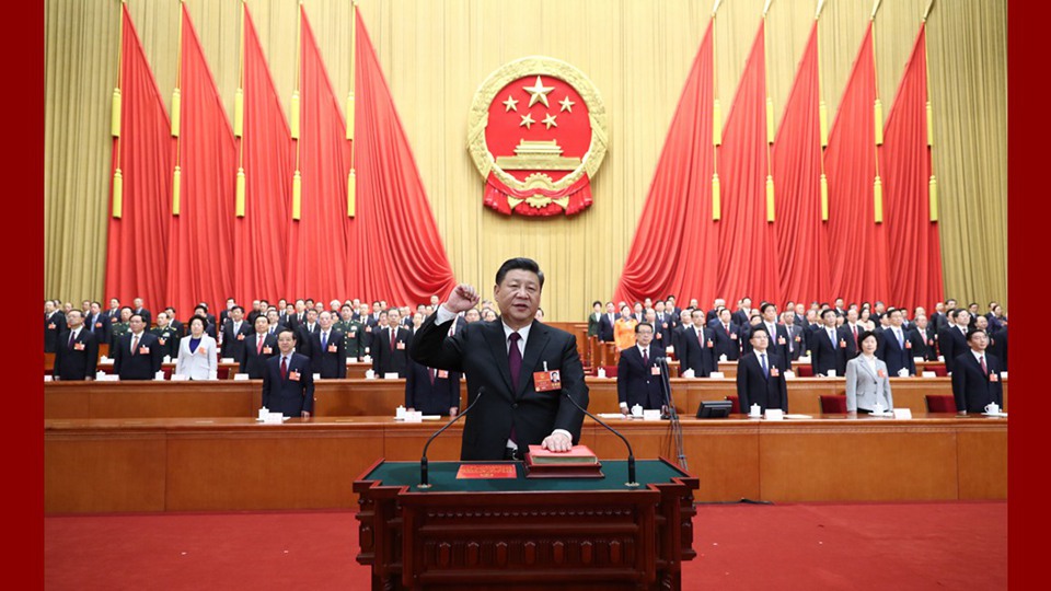 習(xí)近平當(dāng)選國(guó)家主席、中央軍委主席