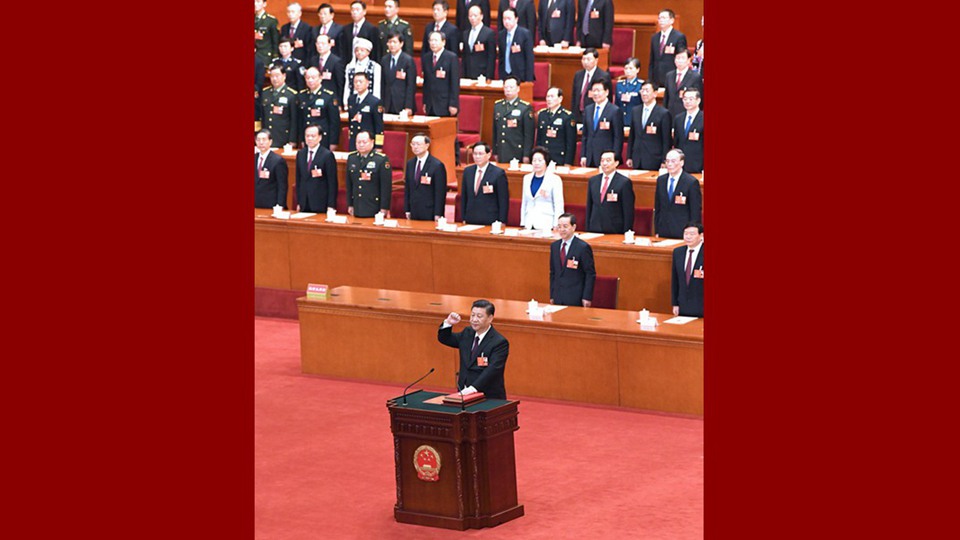 習(xí)近平當(dāng)選國(guó)家主席、中央軍委主席