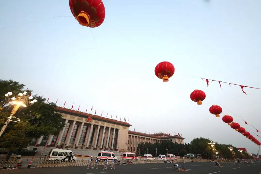 這就是今天早上的北京！