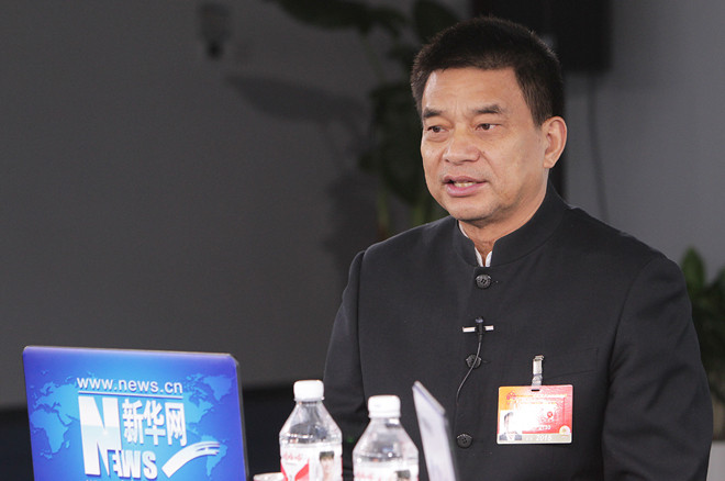 劉永好在訪(fǎng)談現(xiàn)場(chǎng)