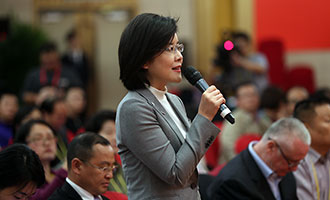 中央電視臺(tái)、中國網(wǎng)絡(luò)電視臺(tái)記者提問