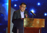 新華網(wǎng)黨組成員、副總裁汪金福致辭