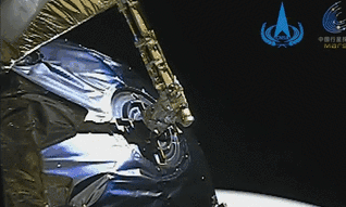 &ldquo;天問(wèn)一號(hào)&rdquo;探測(cè)器火星捕獲過(guò)程影像來(lái)了！