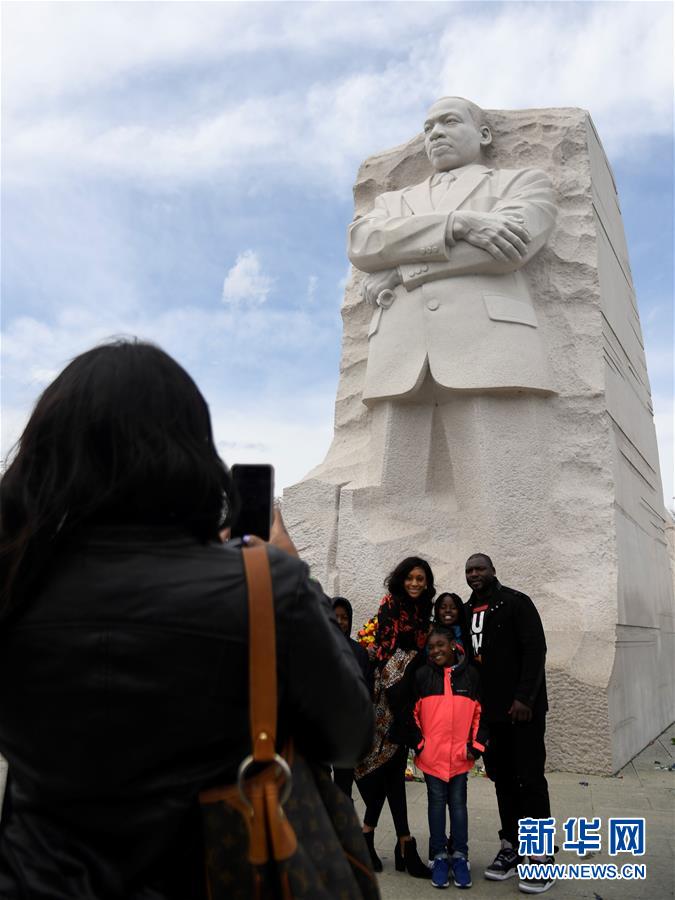 (國際)(1)美國紀念民權(quán)領(lǐng)袖馬丁·路德·金逝世50周年