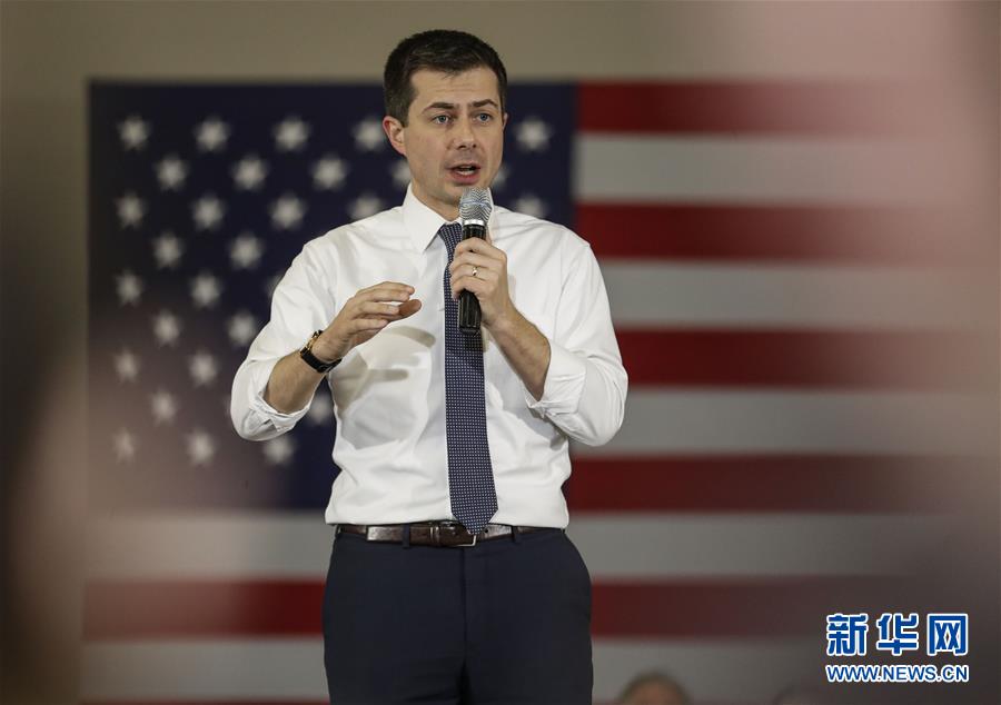 (國際)(1)布蒂吉格和桑德斯在美國總統(tǒng)選舉民主黨首場預選中領(lǐng)先