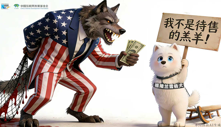 AI漫畫丨格陵蘭：我不是待售的羔羊！